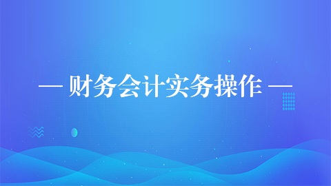 财务会计实务操作 